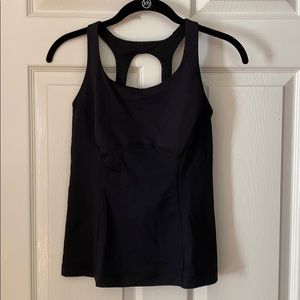 Lululemon running tank with built-in bralette